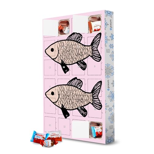 Adventskalender mit Produkten von Kinder® Two identical fish artboxONE Adventskalender Natur von artboxONE