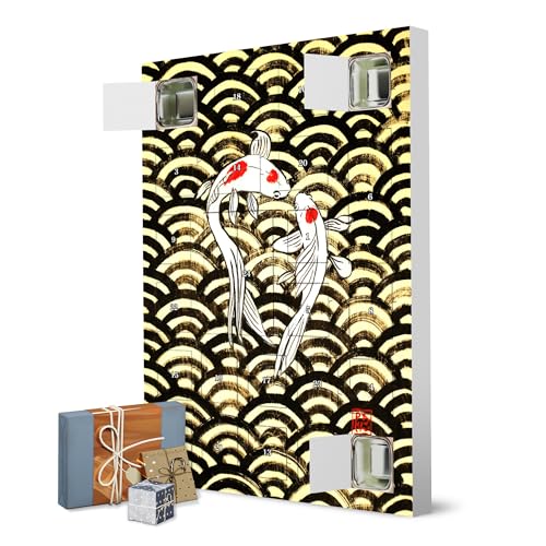 Adventskalender zum Selbstbefüllen Koi auf Holz artboxONE Adventskalender Tiere Adventskalender zum Selbstbefüllen Koi auf Holz artboxONE Adventskalender Tiere von artboxONE