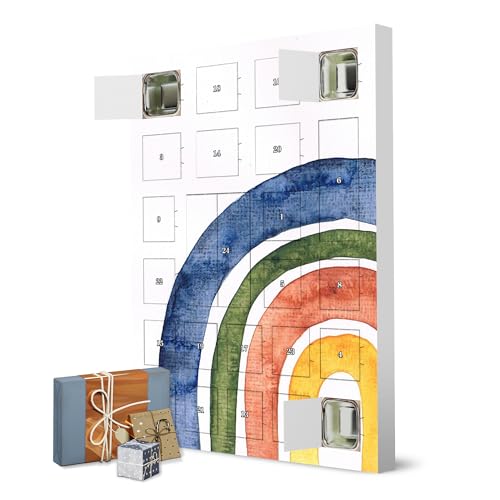 Adventskalender zum Selbstbefüllen Regenbogen in Wasserfarbe artboxONE Adventskalender Natur Adventskalender zum Selbstbefüllen Regenbogen in Wasserfarbe artboxONE Adventskalender Natur von artboxONE