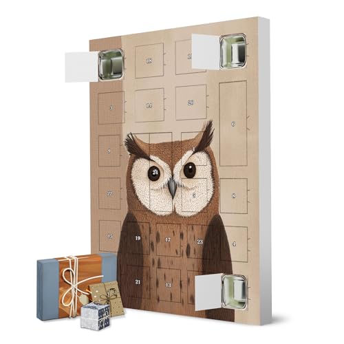 Adventskalender zum Selbstbefüllen Süße Braune Eule artboxONE Adventskalender Natur Adventskalender zum Selbstbefüllen Süße Braune Eule artboxONE Adventskalender Natur von artboxONE