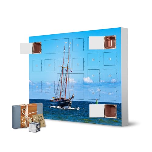 Adventskalender zum Selbstbefüllen Windjammer und Boje artboxONE Adventskalender Natur von artboxONE