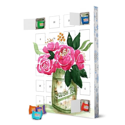 Nachhaltiger Adventskalender English tea flower mit Tony's Chocolonely - artboxONE Adventskalender Natur Nachhaltiger Adventskalender English tea flower mit Tony's Chocolonely - artboxONE Adventskalender Natur von artboxONE