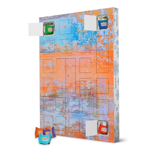 Nachhaltiger Adventskalender Pinselstriche Beton-Ästhetik mit Tony's Chocolonely - artboxONE Adventskalender Natur Nachhaltiger Adventskalender Pinselstriche Beton-Ästhetik mit Tony's Chocolonely - artboxONE Adventskalender Natur von artboxONE