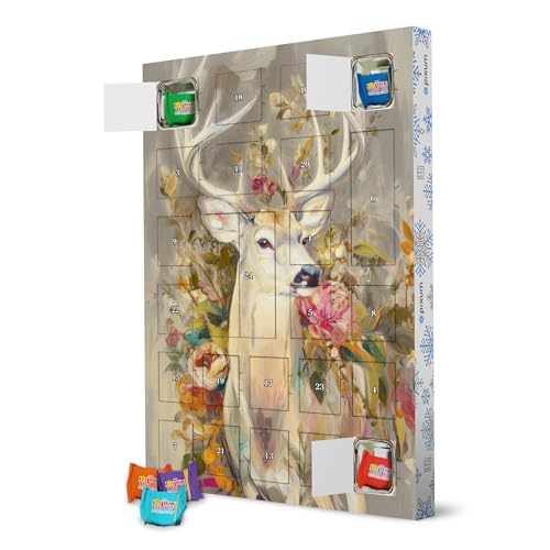 Nachhaltiger Adventskalender Stilvolle Hirschmalerei mit Tony's Chocolonely - artboxONE Adventskalender Natur Nachhaltiger Adventskalender Stilvolle Hirschmalerei mit Tony's Chocolonely - artboxONE Adventskalender Natur von artboxONE