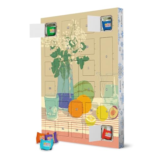 Nachhaltiger Adventskalender Zitrus Tisch mit Melone mit Tony's Chocolonely - artboxONE Adventskalender Natur von artboxONE