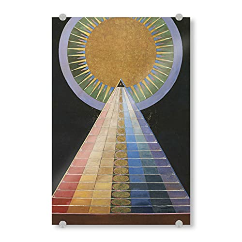 artboxONE Acrylglasbild 150x100 cm Abstrakt Altarbild Nr.1 von Hilma af Klint - Bild Hilma abstrakt af von artboxONE