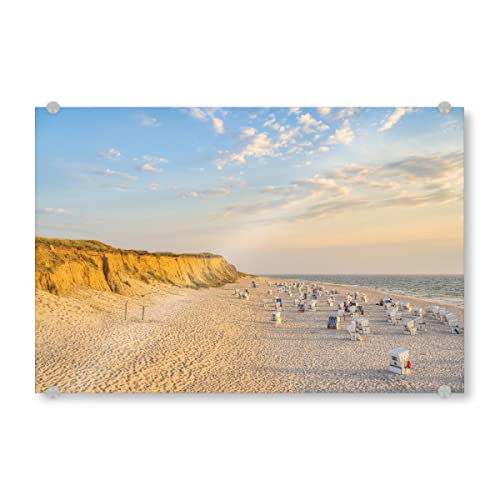 artboxONE Acrylglasbild 150x100 cm Natur Rotes Kliff auf Sylt Bild hinter Acrylglas - Bild Sylt küste norddeutschland artboxONE Acrylglasbild 150x100 cm Natur Rotes Kliff auf Sylt Bild hinter Acrylglas - Bild Sylt küste norddeutschland von artboxONE