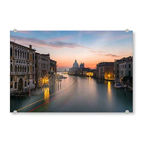 artboxONE Acrylglasbild 150x100 cm Städte/Venedig Venedig bei Sonnenaufgang - Bild Venedig Architektur Basilica von artboxONE