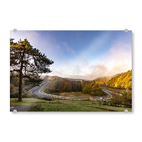 artboxONE Acrylglasbild 30x20 cm Natur Eifelpanorama Bild hinter Acrylglas - Bild nürburgring bunt Herbst artboxONE Acrylglasbild 30x20 cm Natur Eifelpanorama Bild hinter Acrylglas - Bild nürburgring bunt Herbst von artboxONE