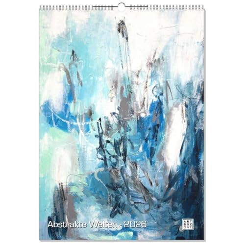 artboxONE Kalender 2026 Abstrakte Welten Wandkalender A2 2026 Abstrakt von artboxONE
