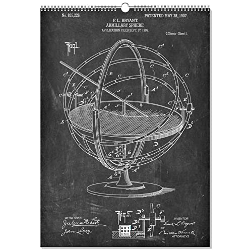 artboxONE Kalender 2026 Adventurous Inventions Wandkalender A2 2026 Reise von artboxONE