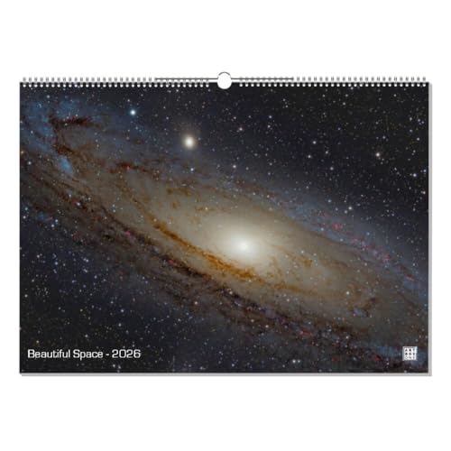 artboxONE Kalender 2026 Beautiful Space Wandkalender A2 2026 Galaxy von artboxONE