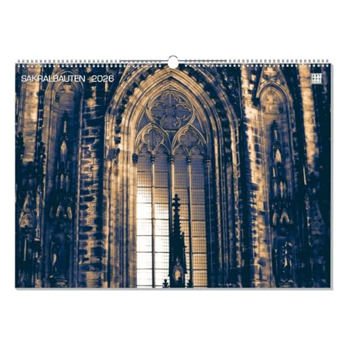 artboxONE Kalender 2026 SAKRALBAUTEN Wandkalender A2 2026 Architektur von artboxONE