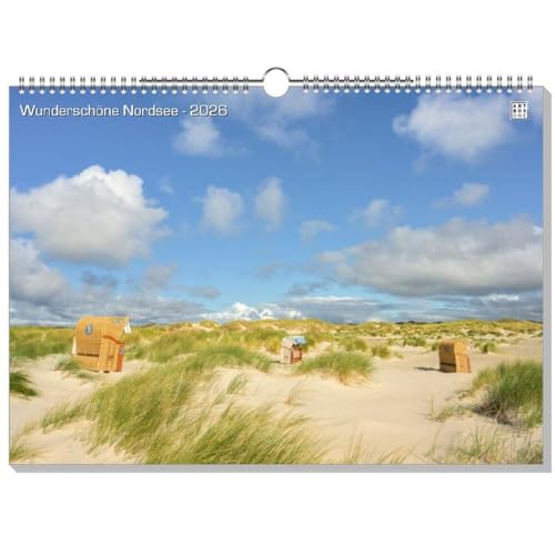 artboxONE Kalender 2026 Wunderschöne Nordsee Wandkalender A3 2026 Reise/Strand und Meer von artboxONE