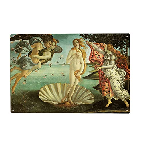 artboxONE Metall-Poster 20x30 cm Natur Die Geburt der Venus Botticelli von Künstler Culture Images von artboxONE