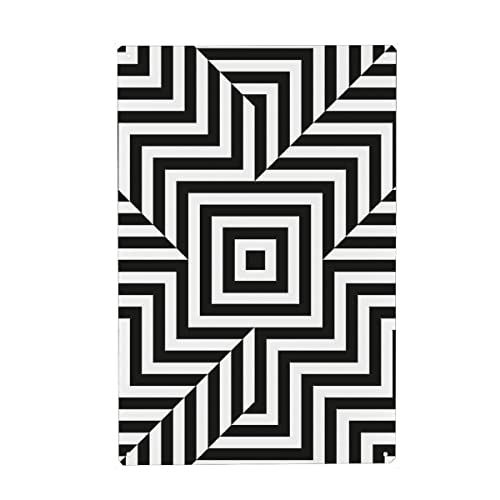 artboxONE Metall-Poster 40x60 cm Abstrakt OP Art line Art - Edge von Künstler OIA von artboxONE