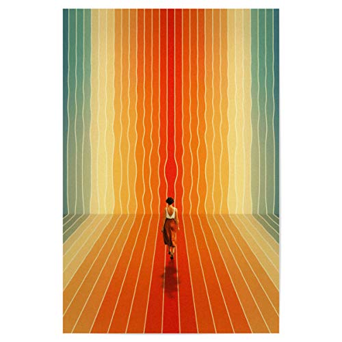 artboxONE Poster 120x80 cm Abstrakt Here I Come hochwertiger Design Kunstdruck - Bild Collage Collage Colorful von artboxONE
