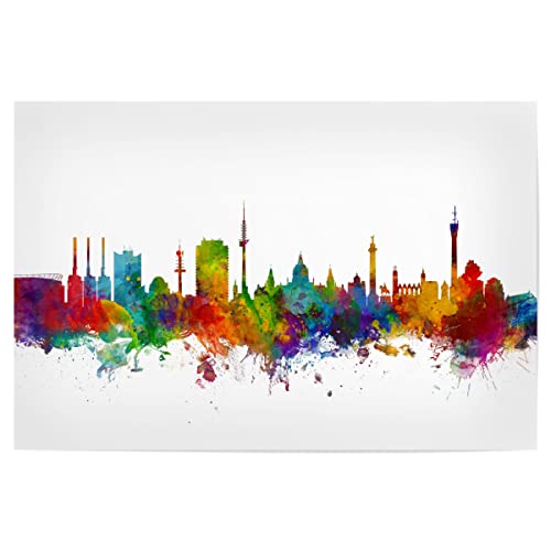 artboxONE Poster 120x80 cm Städte Hannover Germany Skyline - Bild Hannover Hannover Hannover Saxony von artboxONE