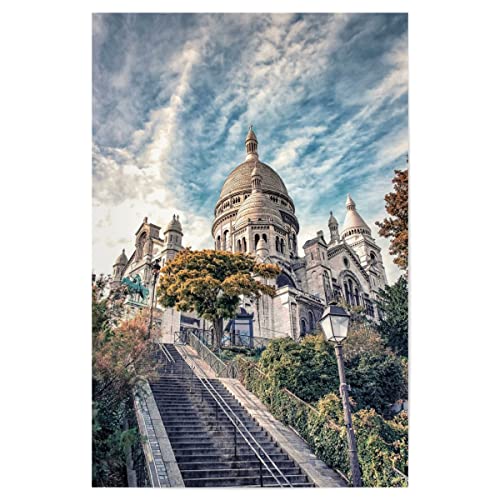artboxONE Poster 120x80 cm Städte Sacre Coeur In Montmartre - Bild sacre Coeur Basilica City von artboxONE