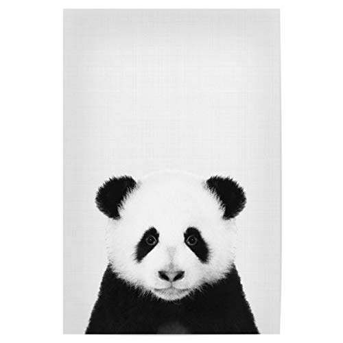 artboxONE Poster 150x100 cm Für Kinder Panda Portrait hochwertiger Design Kunstdruck - Bild Panda Portrait Tier von artboxONE