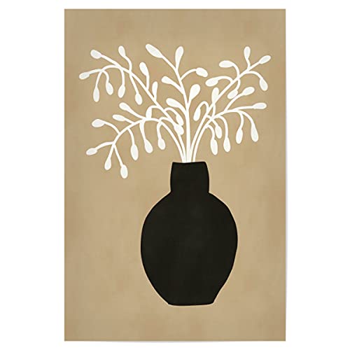 artboxONE Poster 30x20 cm Floral MID Century MODERN VASE - Bild Abstract Art Abstract Shape Boho von artboxONE