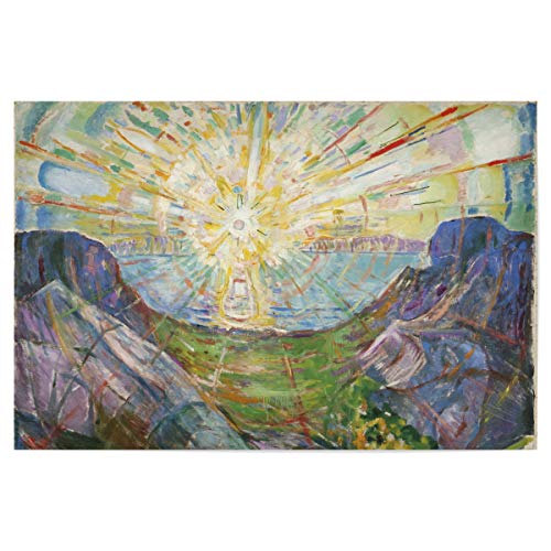artboxONE Poster 30x20 cm Natur Die Sonne von Edvard Munch - Bild Edvard Munch Edvard Munch gemälde von artboxONE