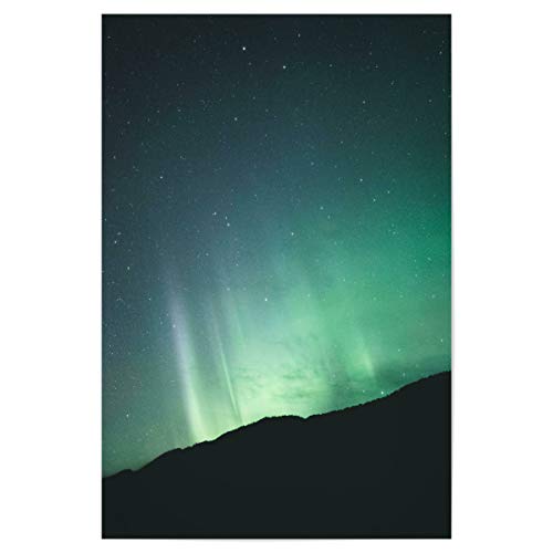 artboxONE Poster 30x20 cm Natur Nordlichter in Norwegen - Bild nordlichter Aurora auroraborealis von artboxONE