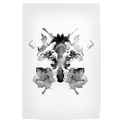 artboxONE Poster 30x20 cm Natur Rorschach hochwertiger Design Kunstdruck - Bild Fuchs Fuchs Natur von artboxONE