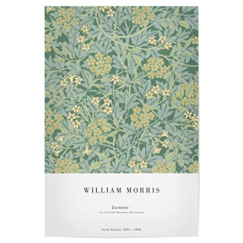 artboxONE Poster 30x20 cm Natur William Morris - Jasmine hochwertiger Design Kunstdruck - Bild Blume blüte botanik von artboxONE