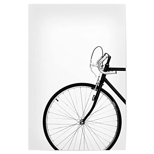 artboxONE Poster 30x20 cm Poster Schwarzweiß Bicycle Wall Art - Bild Fahrrad Fahrrad minimalistisch artboxONE Poster 30x20 cm Poster Schwarzweiß Bicycle Wall Art - Bild Fahrrad Fahrrad minimalistisch von artboxONE