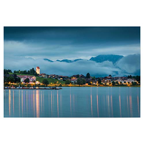 artboxONE Poster 30x20 cm Reise Abend am Hopfensee - Bild hopfensee abenddämmerung allgäu artboxONE Poster 30x20 cm Reise Abend am Hopfensee - Bild hopfensee abenddämmerung allgäu von artboxONE