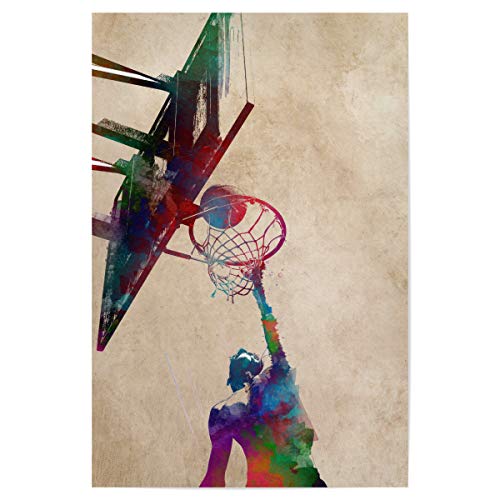 artboxONE Poster 30x20 cm Sport Basketball Player - Bild Basketball Player Basketball Basketball Player von artboxONE