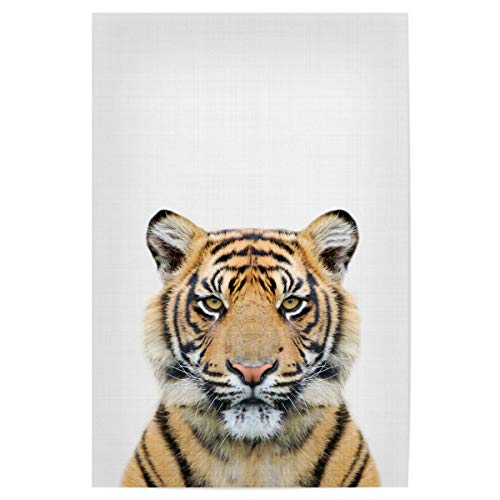 artboxONE Poster 30x20 cm Tiere Tiger Portrait (Color) hochwertiger Design Kunstdruck - Bild Tiger Portrait Tiger von artboxONE