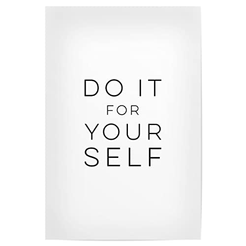 artboxONE Poster 30x20 cm Typografie Just Do It for Yourself - Bild do it Yourself DIY do it von artboxONE