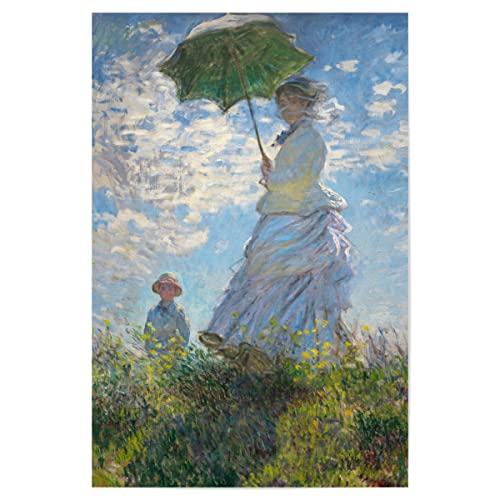 artboxONE Poster 45x30 cm Menschen Frau mit Sonnenschirm - C. Monet - Bild Claude Monet bildende Kunst bildmaterial artboxONE Poster 45x30 cm Menschen Frau mit Sonnenschirm - C. Monet - Bild Claude Monet bildende Kunst bildmaterial von artboxONE