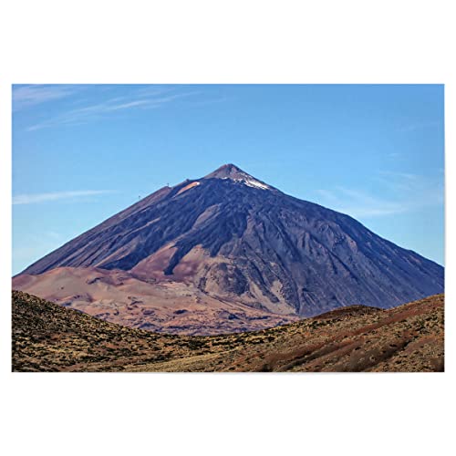 artboxONE Poster 45x30 cm Natur Vulkan Teide auf Teneriffa - Bild teneriffa Berge canarias von artboxONE