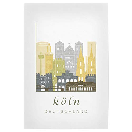 artboxONE Poster 45x30 cm Städte/Köln Cologne Skyline Desert - Bild Cologne Cologne Deutschland von artboxONE