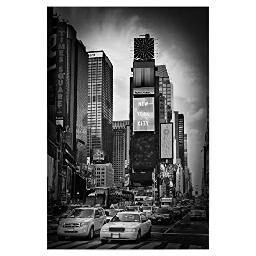 artboxONE Poster 45x30 cm Städte/New York New York City Times Square | Monochrom - Bild Manhattan Manhattan Skyline von artboxONE
