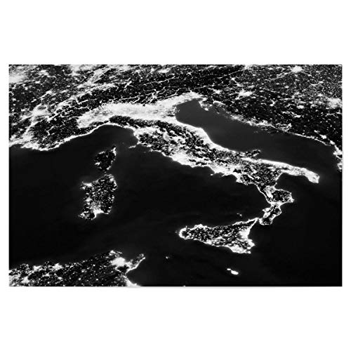 artboxONE Poster 45x30 cm Städte Italy Night View from Space 2" - Bild Europa Florenz Foto artboxONE Poster 45x30 cm Städte Italy Night View from Space 2" - Bild Europa Florenz Foto von artboxONE