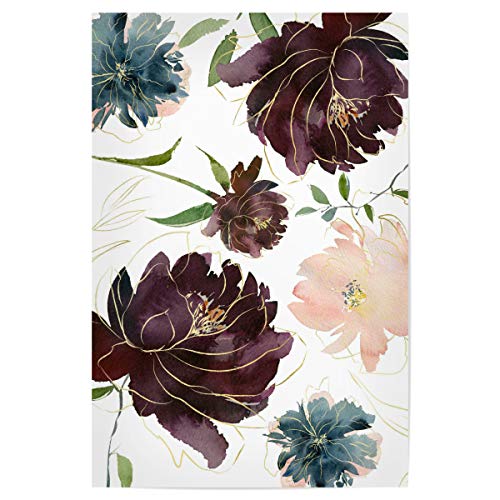 artboxONE Poster 60x40 cm Floral Aquarell Blumen - Bild Wasserfarbe Blumen blumenbouquet von artboxONE