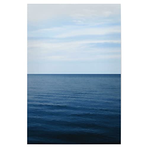 artboxONE Poster 60x40 cm Natur Ocean Beach hochwertiger Design Kunstdruck - Bild Blue Blue Meer von artboxONE