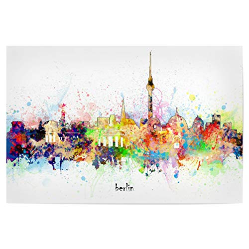 artboxONE Poster 60x40 cm Städte Berlin Skyline Artistic - Bild Berlin Berlin Skyline Cities von artboxONE