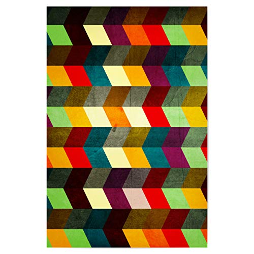 artboxONE Poster 90x60 cm Geometrie Bauhaus No. 4" hochwertiger Design Kunstdruck - Bild Bauhaus Geometrie Muster von artboxONE