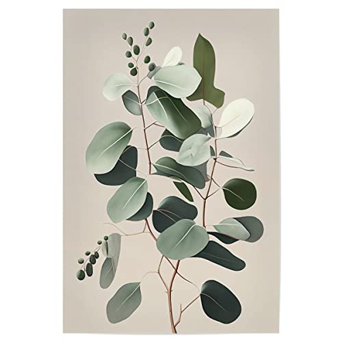 artboxONE Poster 90x60 cm Natur Pastell Eukalyptus hochwertiger Design Kunstdruck - Bild Kunst Blatt entspannung artboxONE Poster 90x60 cm Natur Pastell Eukalyptus hochwertiger Design Kunstdruck - Bild Kunst Blatt entspannung von artboxONE