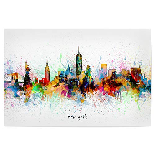 artboxONE Poster 90x60 cm Städte New York Skyline Artistic - Bild New York City Cityscape von artboxONE