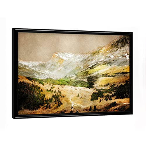 artboxONE Poster mit schwarzem Rahmen 18x13 cm Natur Switzerland Wengen Landscape - Bild Switzerland wengen Landscape artboxONE Poster mit schwarzem Rahmen 18x13 cm Natur Switzerland Wengen Landscape - Bild Switzerland wengen Landscape von artboxONE