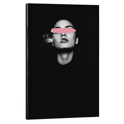 artboxONE Poster mit schwarzem Rahmen 90x60 cm Menschen Women Feminist Art - Bild Frauen von artboxONE