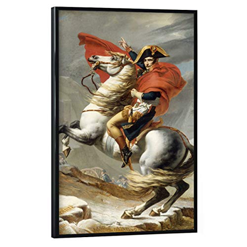 artboxONE Poster mit schwarzem Rahmen 90x60 cm Natur Napoleon Bonaparte - Bild Napoleon bernhard Bonaparte von artboxONE