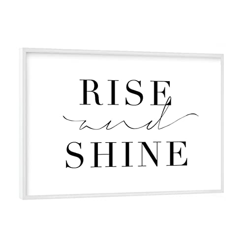 artboxONE Poster mit weißem Rahmen 18x13 cm Typografie Rise and Shine Typography - Bild Rise and Shine Bohemian Boho artboxONE Poster mit weißem Rahmen 18x13 cm Typografie Rise and Shine Typography - Bild Rise and Shine Bohemian Boho von artboxONE