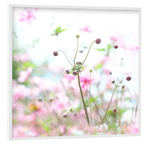 artboxONE Poster mit weißem Rahmen 20x20 cm Natur Sommerglück - Bild Sommer Glück Lichtzauber von artboxONE